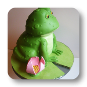 Frog on Lillypad Cake