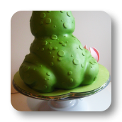 Frog on Lillypad Cake