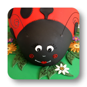 Ladybug Cake