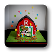 Barn Yard Cake