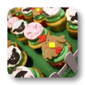 Barnyard Cupcake Toppers!