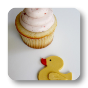Rubber Ducky Cupcake Toppers