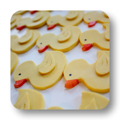 Rubber Ducky Cupcake Toppers