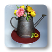 Rustic Watering Can Cake