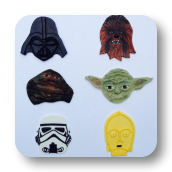 Star Wars Cupcakes Toppers