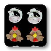 Barnyard Cupcake Toppers!