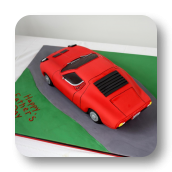 1969 Lamborghini Miura Cake