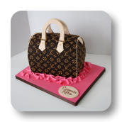 Sculpted Hand Bag Cake