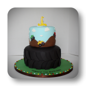 Lil' Monster Truck Cake