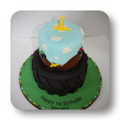 Lil' Monster Truck Cake