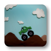 Lil' Monster Truck Cake