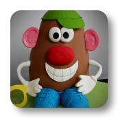 Mr. Potato Head Cake