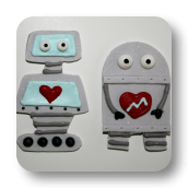 Robot Cupcake Toppers