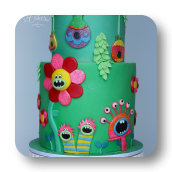 Enchanted Troll Forest Cake