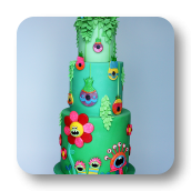 Enchanted Troll Forest Cake
