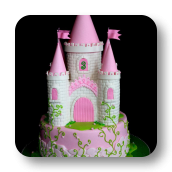 Princess Castle Cake