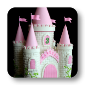 Princess Castle Cake