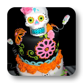"Dia de los Muertos" Cake