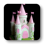 Princess Castle Cake